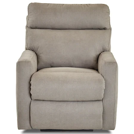 Swivel Gliding Reclining Chair with Soft Track Arms